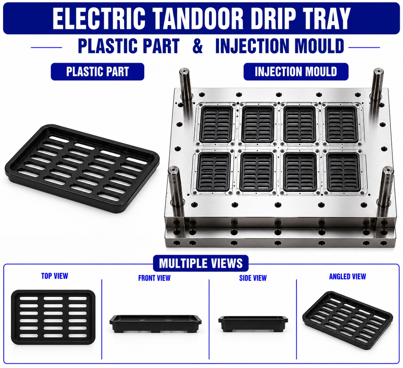 Electric Tandoor Plastic Drip Tray Mould and Moulding Service